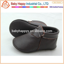 genuine leather moccasin baby frozen shoes